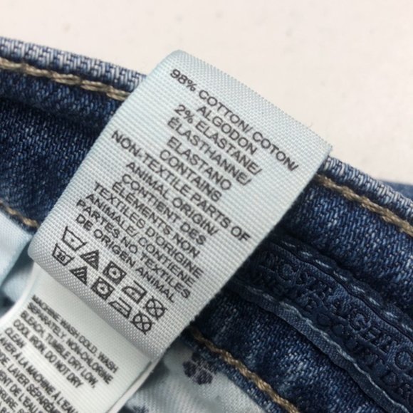 VINTAGE LUCKY BRAND JEAN CUTOFFS  4/27 🍀 - Picture 7 of 9